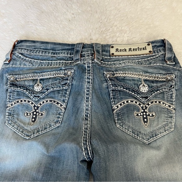 Rock Revival Buckle Sasha Easy Boot Women Jeans size 27 - Picture 2 of 12